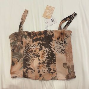 COPY - Tiger Mist Animal Print Corset